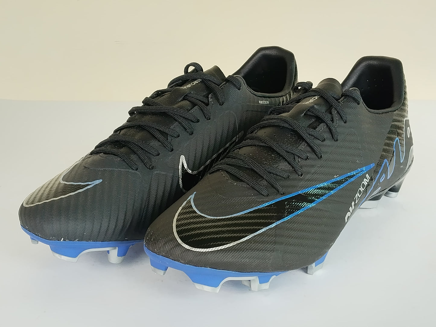 Nike Air Zoom Mercurial Vapor 15 Academy MG Shadow - Black/Chrome/Hyper Royal (Brand New)