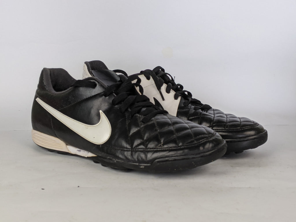 Nike Tiempo Rio II TF Black/White