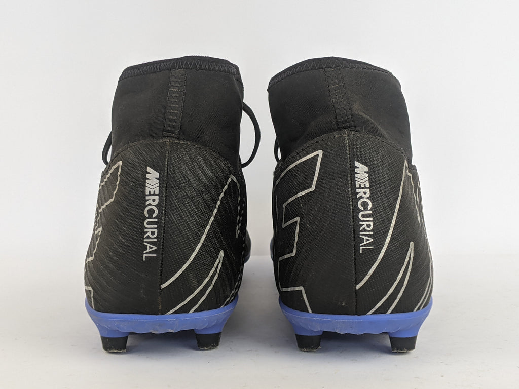 Nike Mercurial Superfly 9 Club MG Shadow - Black/Chrome/Hyper Royal