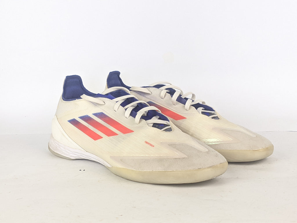 adidas F50 Pro IN Advancement - Footwear White/Solar Red/Lucid Blue