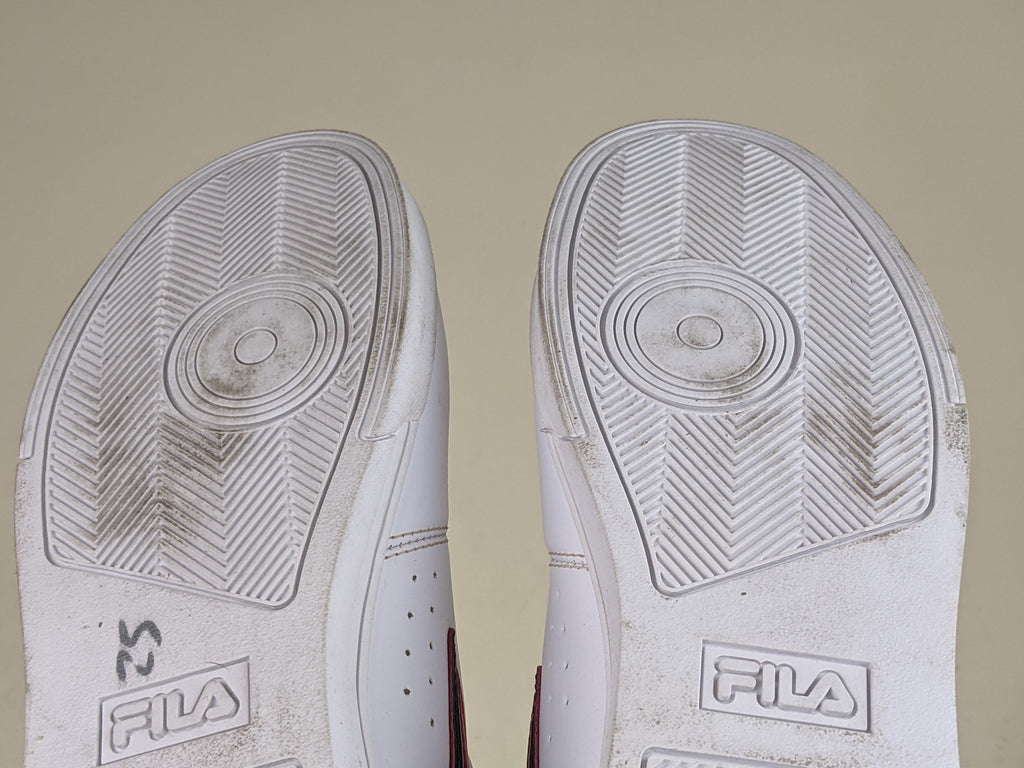 FILA Vulc 13 Patent Flag 'White/Navy/Red