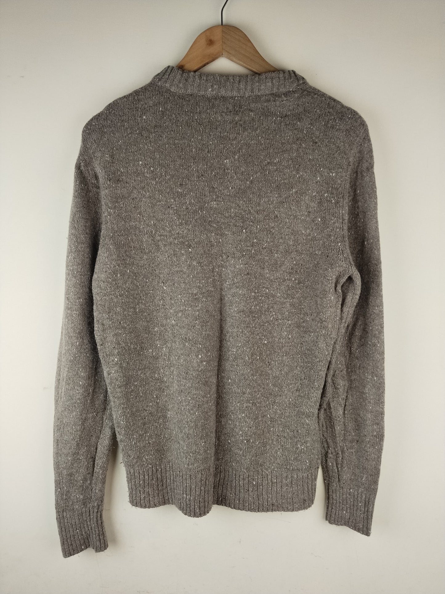 Next Crew Neck Jumper Wool Sweater 'Beige'