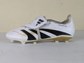 adidas Predator League Fold-over Tongue FG/AG Road to Glory - Footwear White/Core Black/Gold Metallic