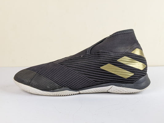 adidas Nemeziz Tango 19.3 IN Laceless Dark Motion - Core Black/Gold Metallic