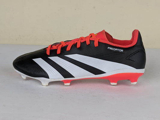adidas Predator League FG Solar Energy - Core Black/Footwear White/Solar Red Kids