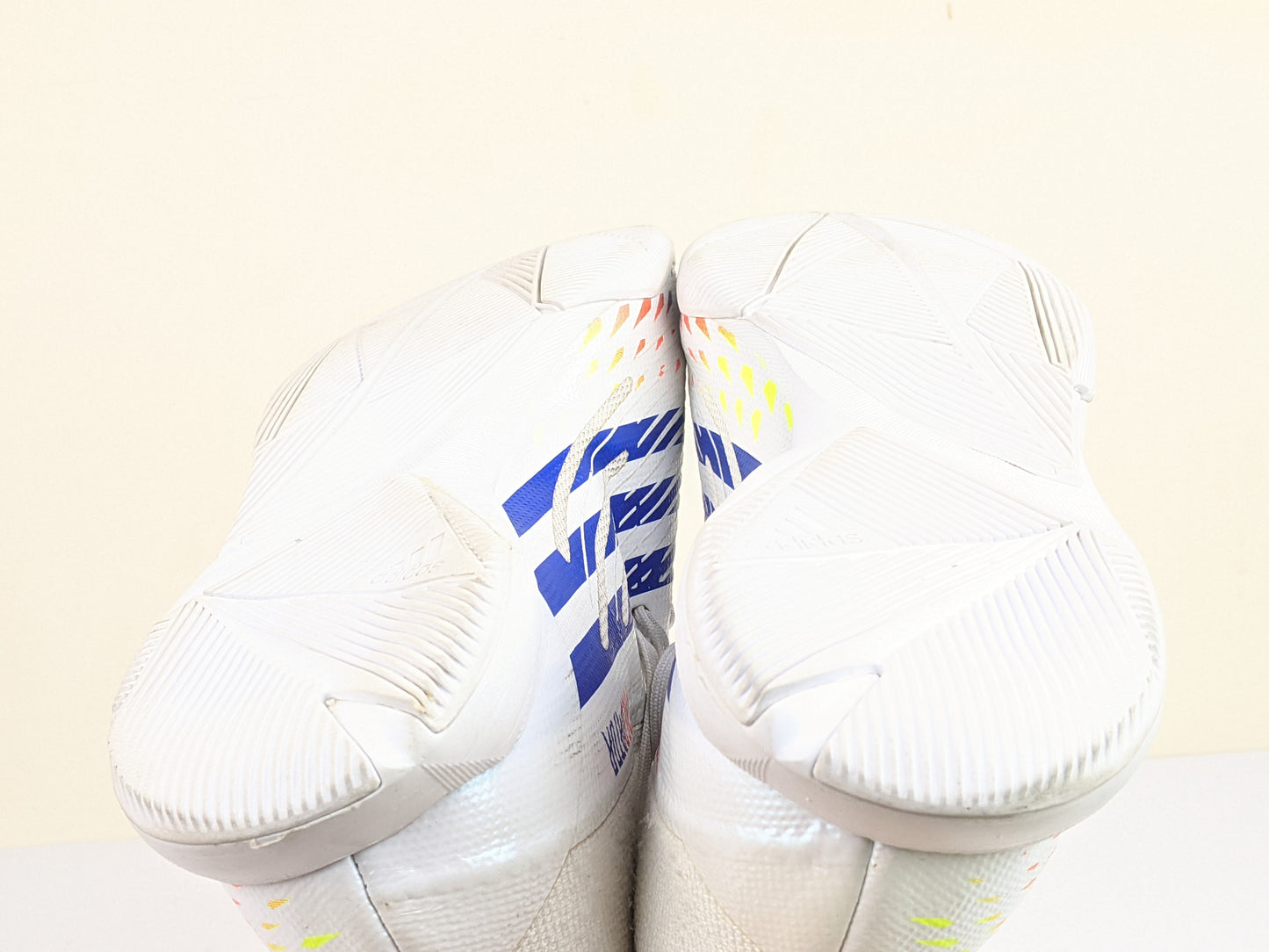 adidas Predator Edge .3 IN Al Rihla - Footwear White/Solar Yellow/Power Blue