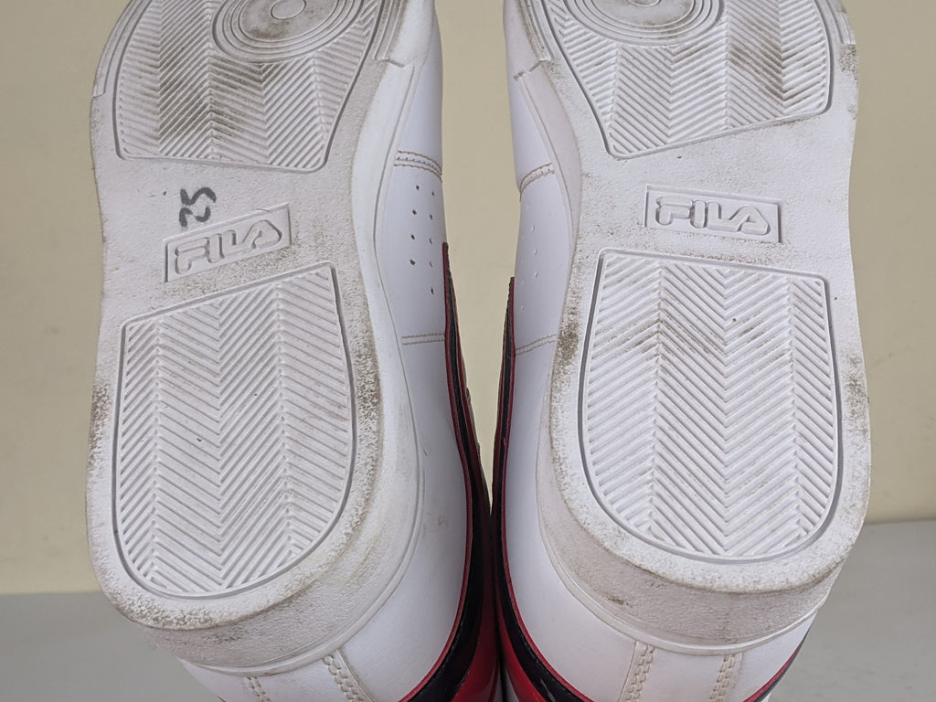 FILA Vulc 13 Patent Flag 'White/Navy/Red