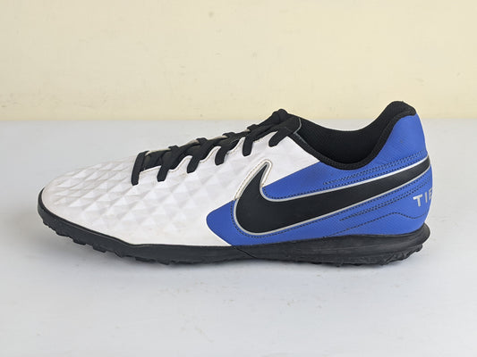 Nike Tiempo Legend 8 Club TF Daybreak - White/Black/Hyper Royal/Metallic Silver