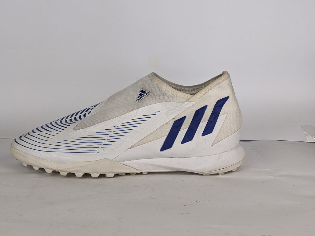 adidas Predator Edge .3 Laceless TF Diamond Edge - Footwear White/Hi-Res Blue
