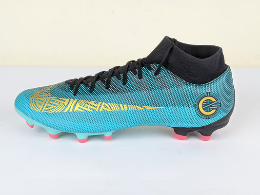 Nike Mercurial Superfly 6 Academy MG CR7 Chapter 6:Born Leader - Clear Jade/Vivid Gold/Black