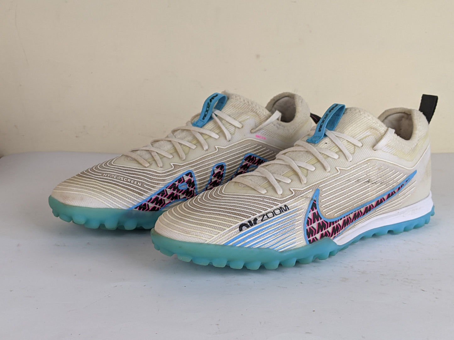 Nike Air Zoom Mercurial Vapor 15 Pro TF Blast - White/Baltic Blue/Pink Blast