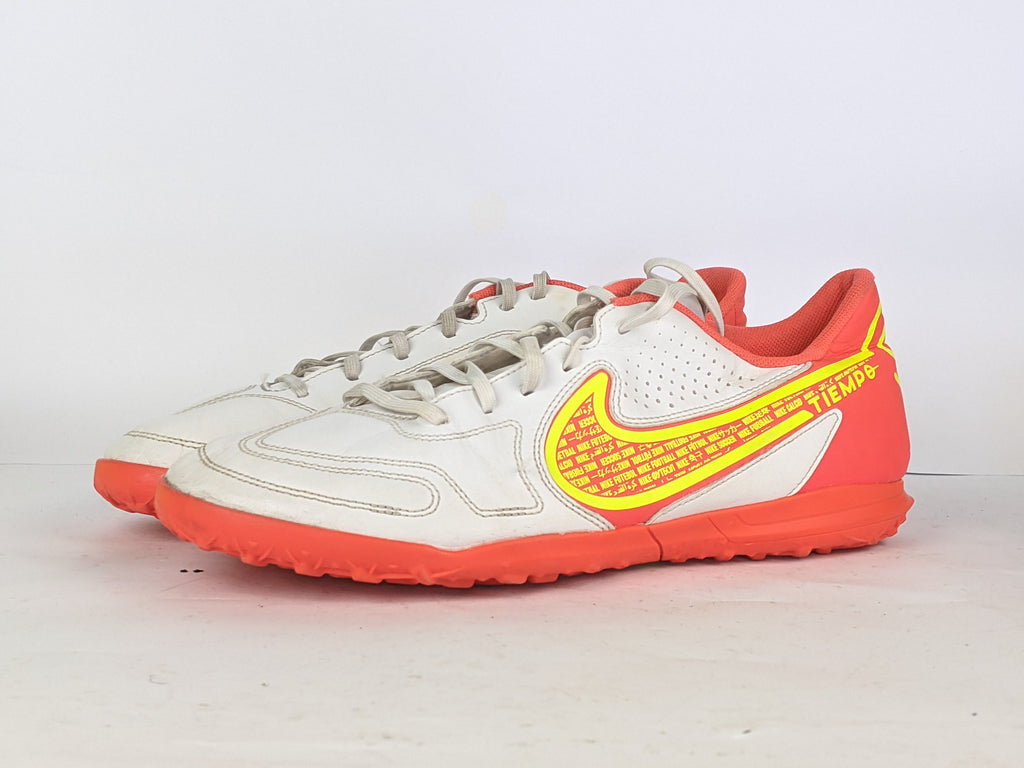 Nike Tiempo Legend 9 Club TF Motivation - White/Volt/Bright Crimson