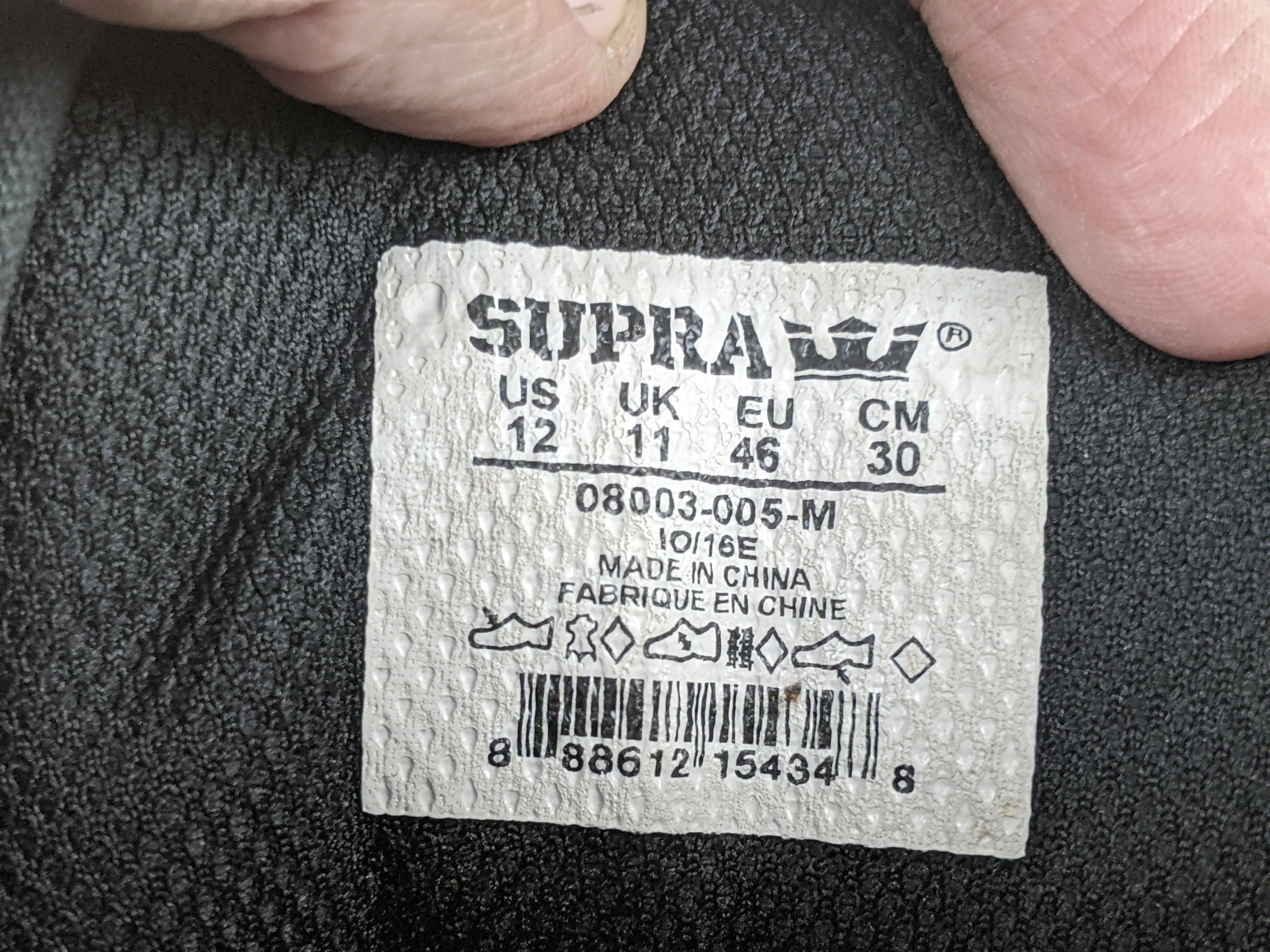 Supra Shoes Skytop 'Black/White
