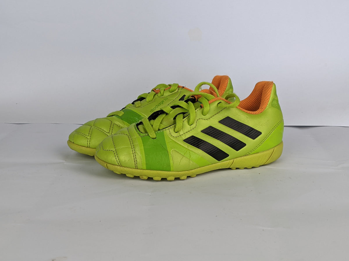 adidas Nitrocharge 3.0 TF Solar Slime/Black Kids