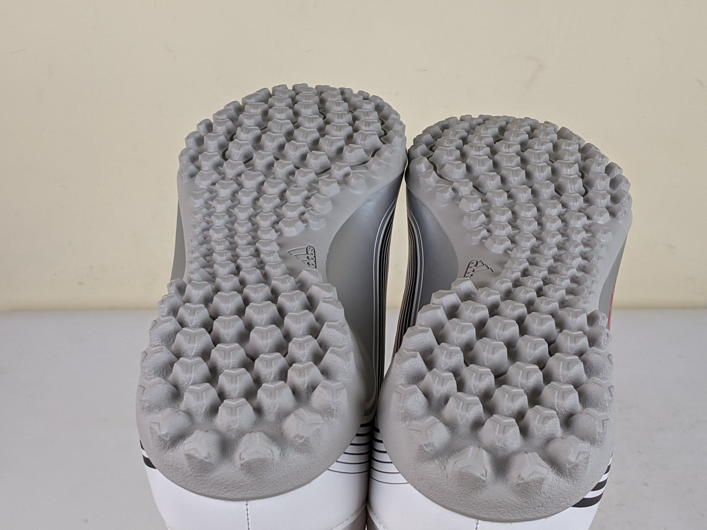 adidas F50 Messi Club TF Prestig10 - Footwear White/Lucid Red/Silver Metallic (Brand New)