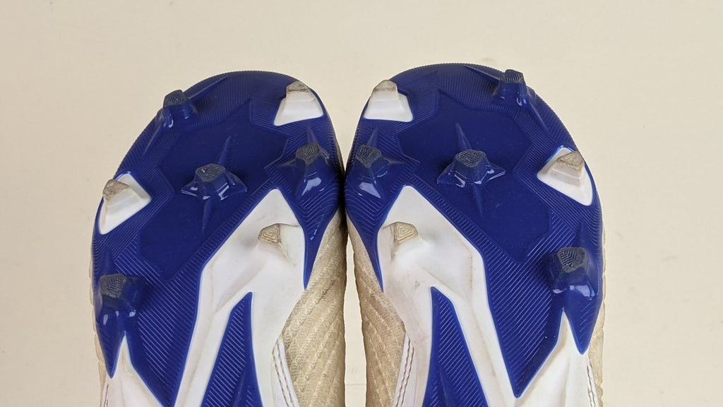 adidas Predator 19.3 FG/AG Laceless Virtuso - Footwear White/Silver Metallic/Bold Blue