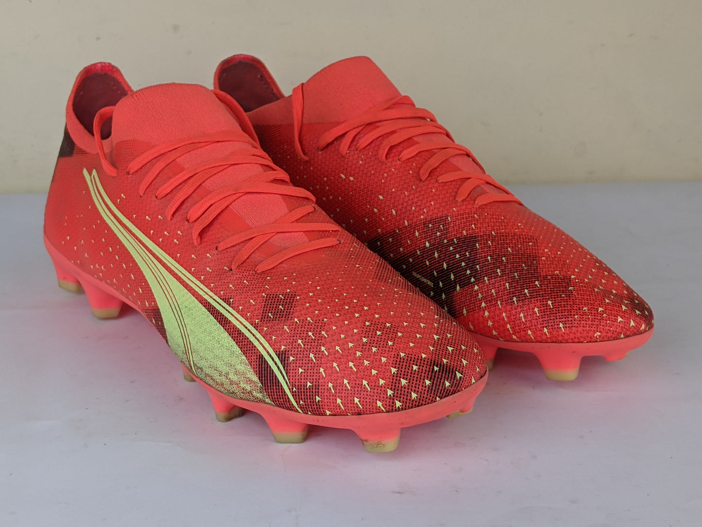 PUMA Ultra Match FG/AG Fearless - Red/Green/Black