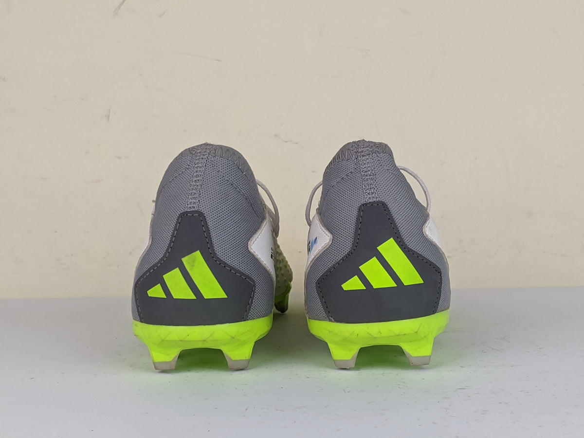 adidas Predator Accuracy .3 FG Crazyrush - Footwear White/Core Black/Lucid Lemon Kids