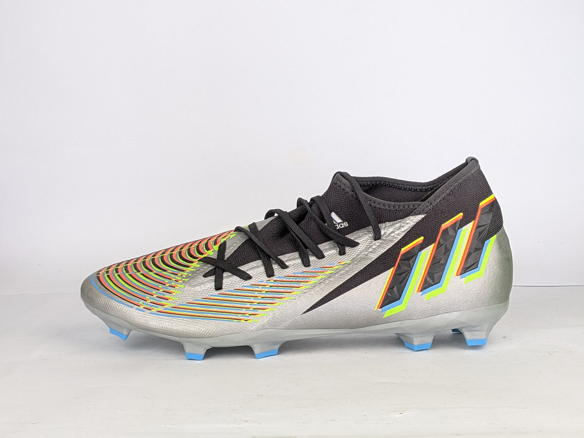 adidas Predator Edge .3 FG Beyond Fast - Silver Metallic/Core Black/Solar Green