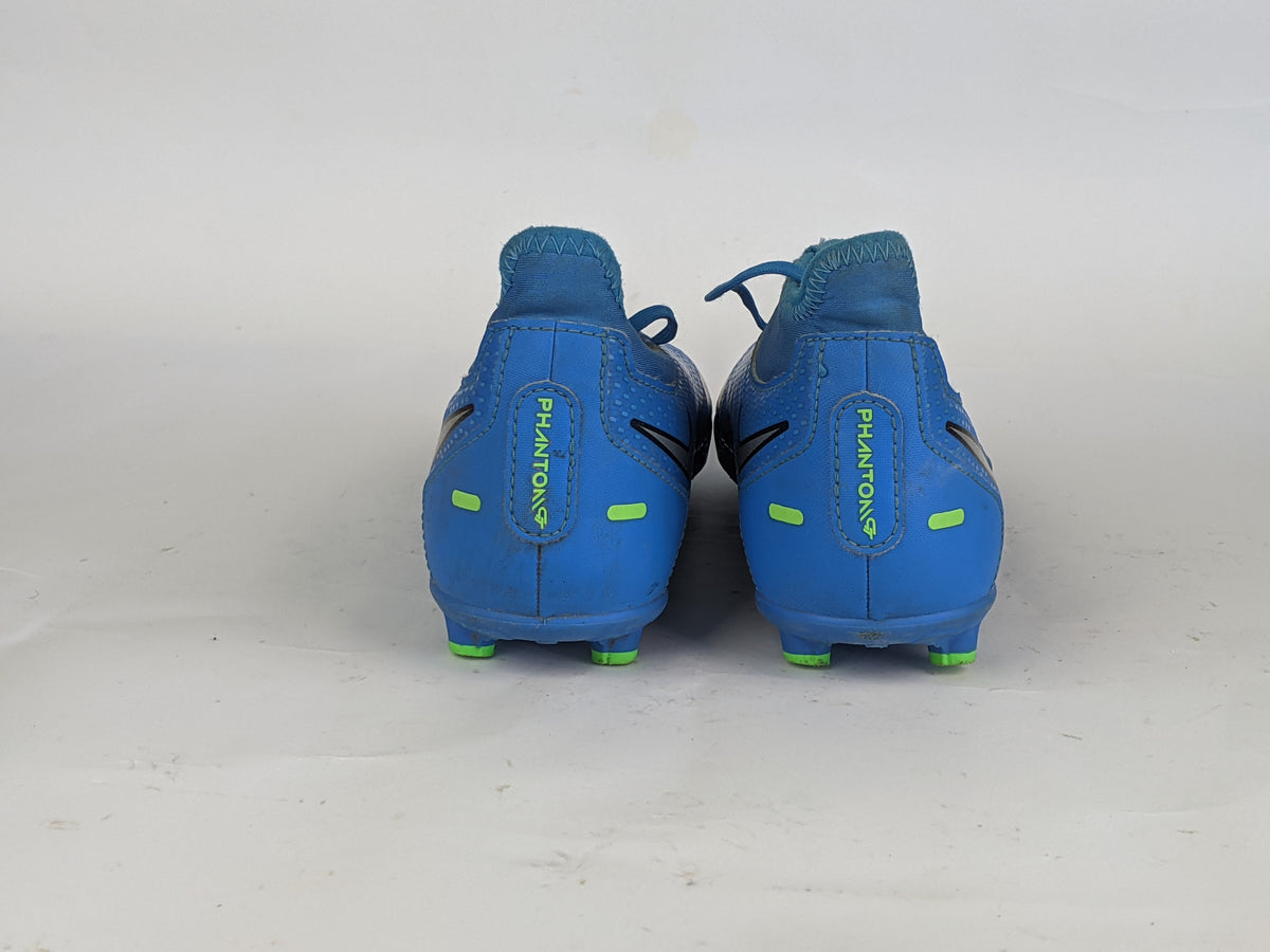 Nike Phantom GT Club DF MG Spectrum - Photo Blue/Metallic Silver/Rage Green Kids