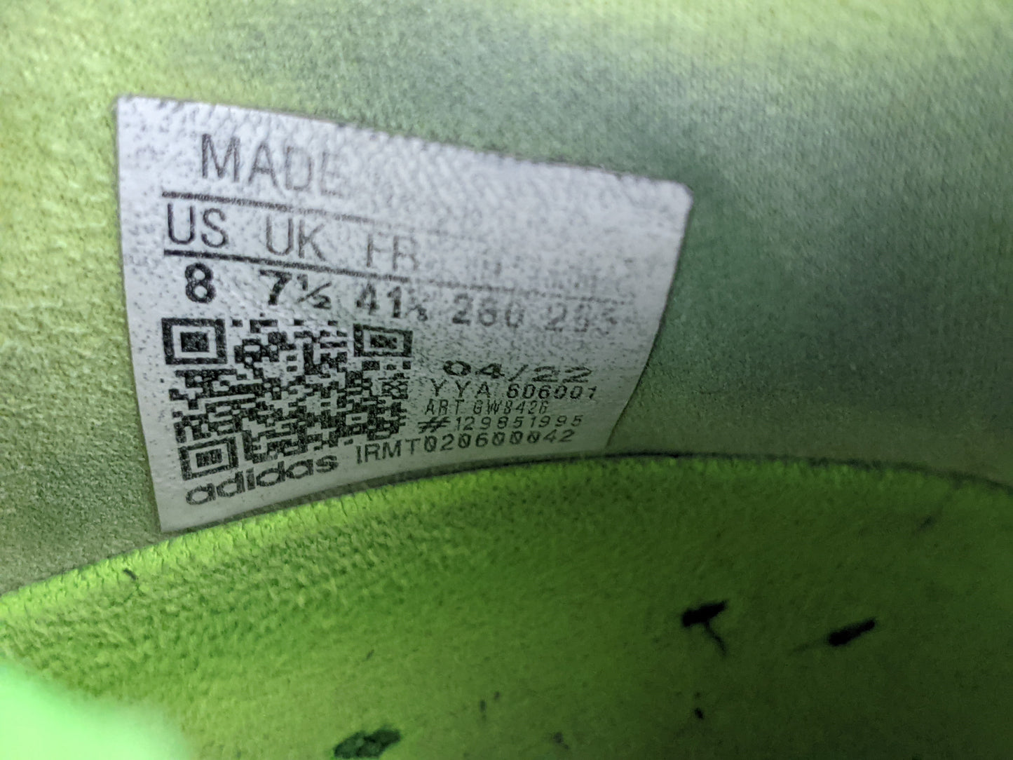 adidas X Speedportal .1 FG Game Data - Solar Green/Core Black/Solar Yellow