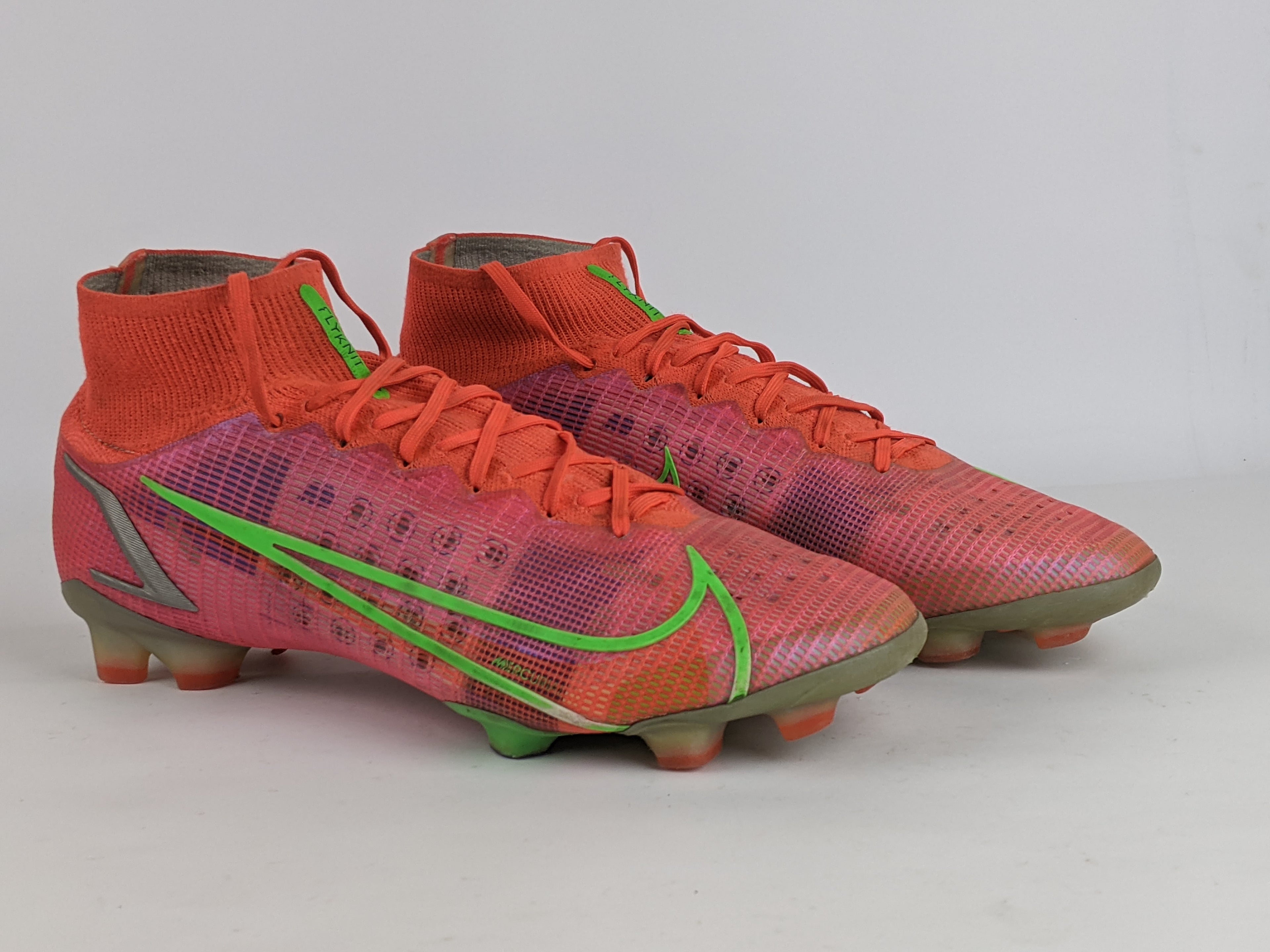Nike Mercurial Superfly 8 Elite FG Spectrum - Bright Crimson/Metallic Silver