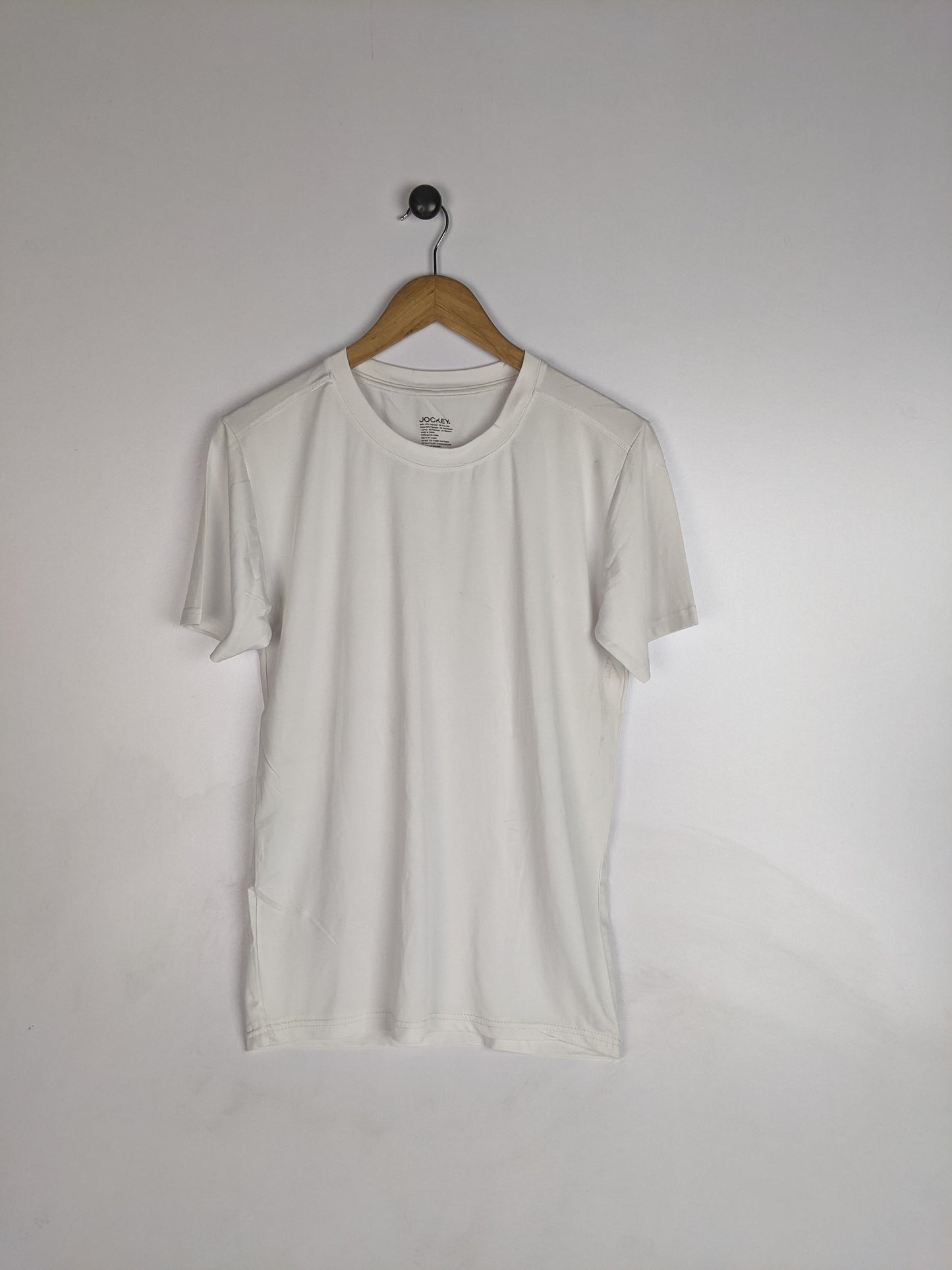 Jockey Deep Neck White Undershirt