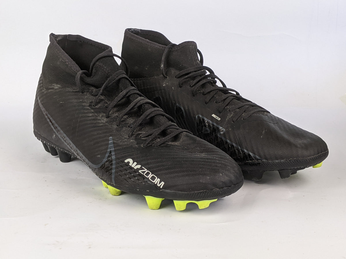 Nike Air Zoom Mercurial Superfly 9 Academy AG - Black/Dark Smoke Grey/Summit White/Volt