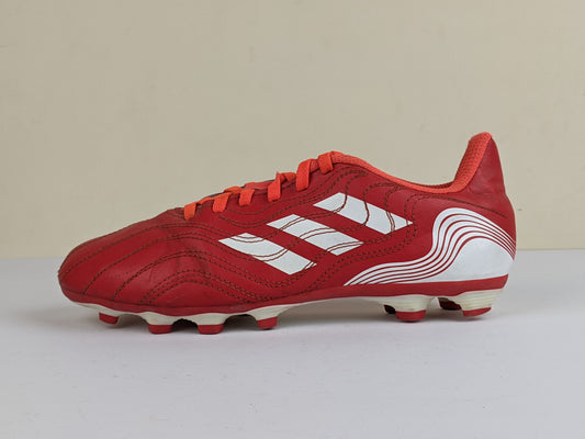 adidas Copa Sense .4 FG Meteorite - Red/Footwear White/Solar Red Kids