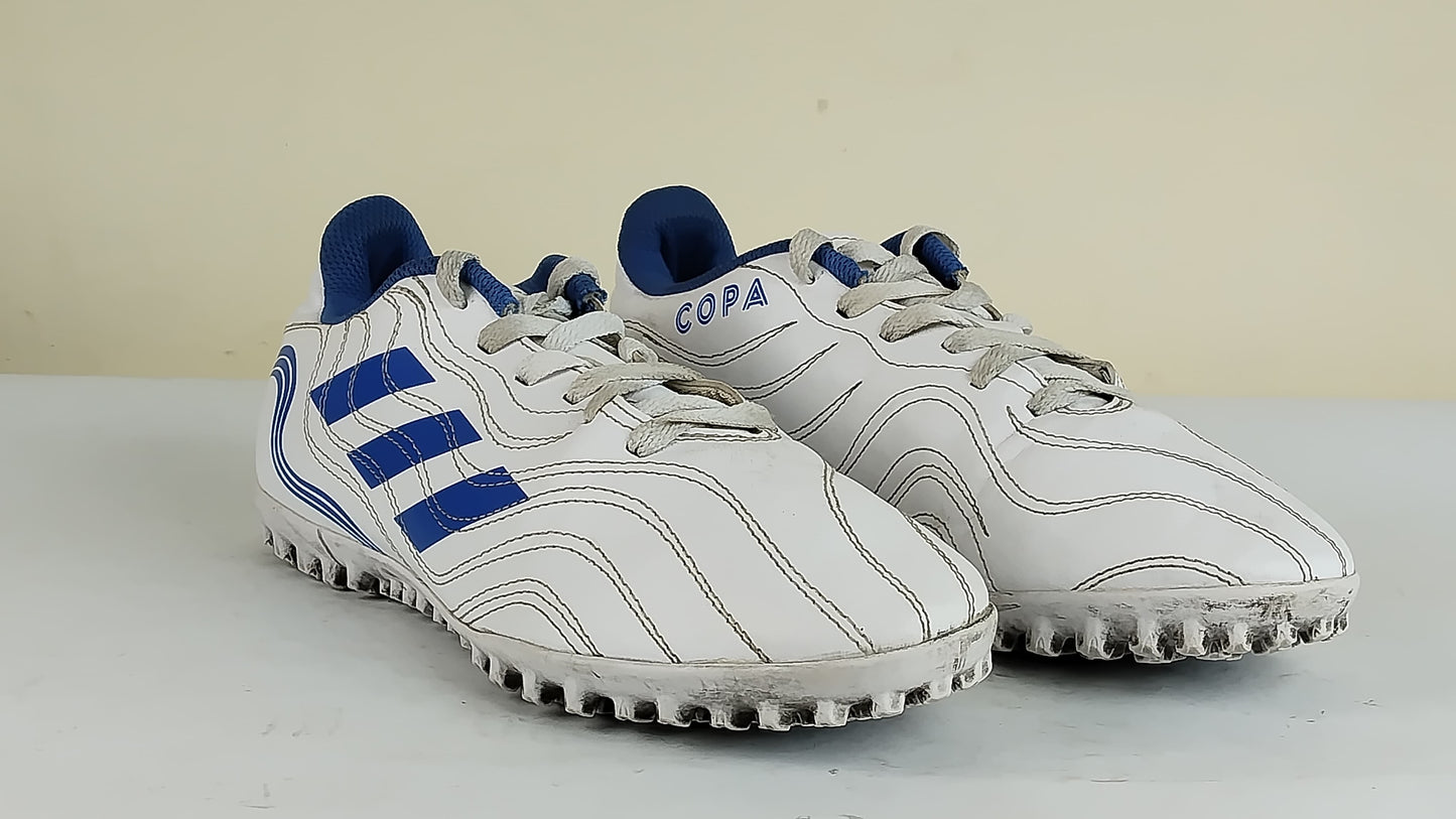 adidas Copa Sense .4 TF Diamond Edge - Footwear White/Hi-Res Blue/Legend Ink