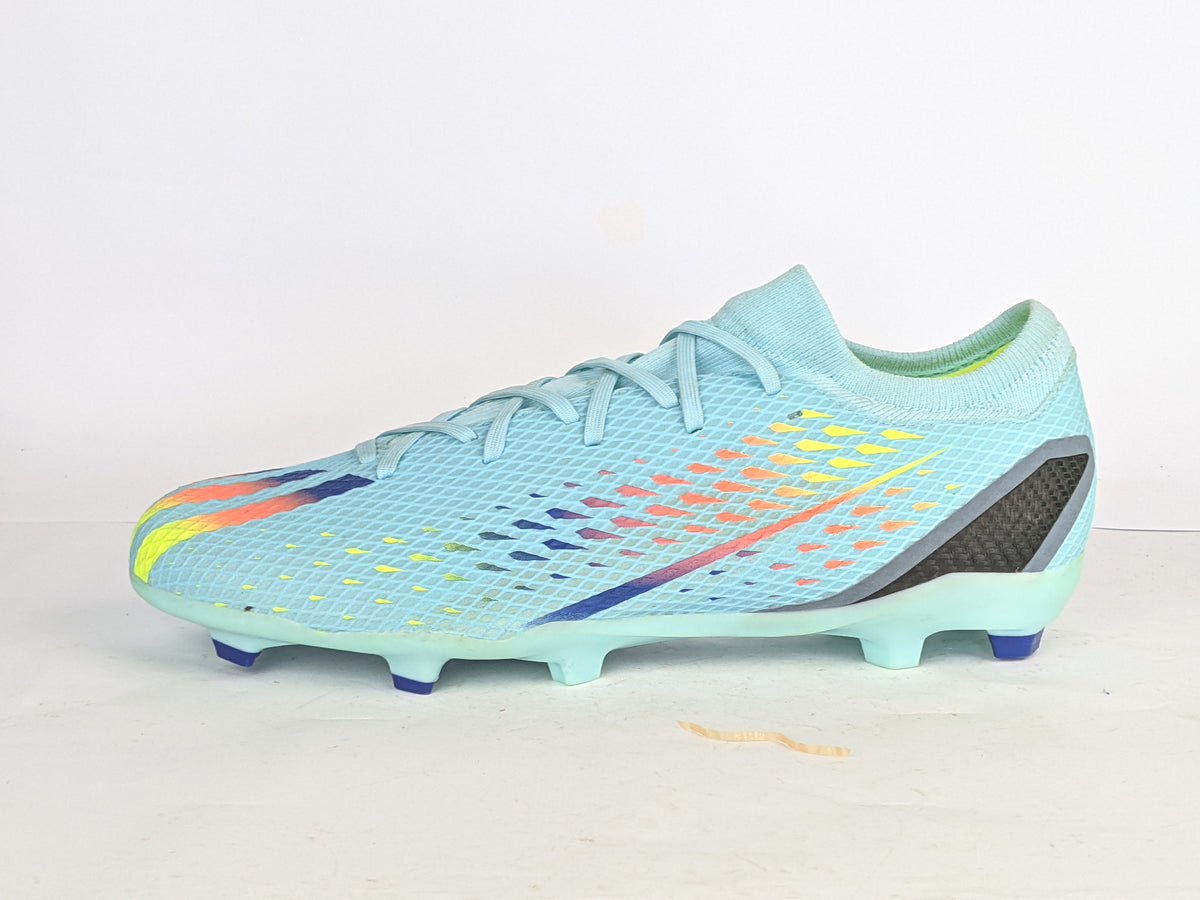 adidas X Speedportal .3 FG Al Rihla - Clear Aqua/Power Blue/Solar Yellow