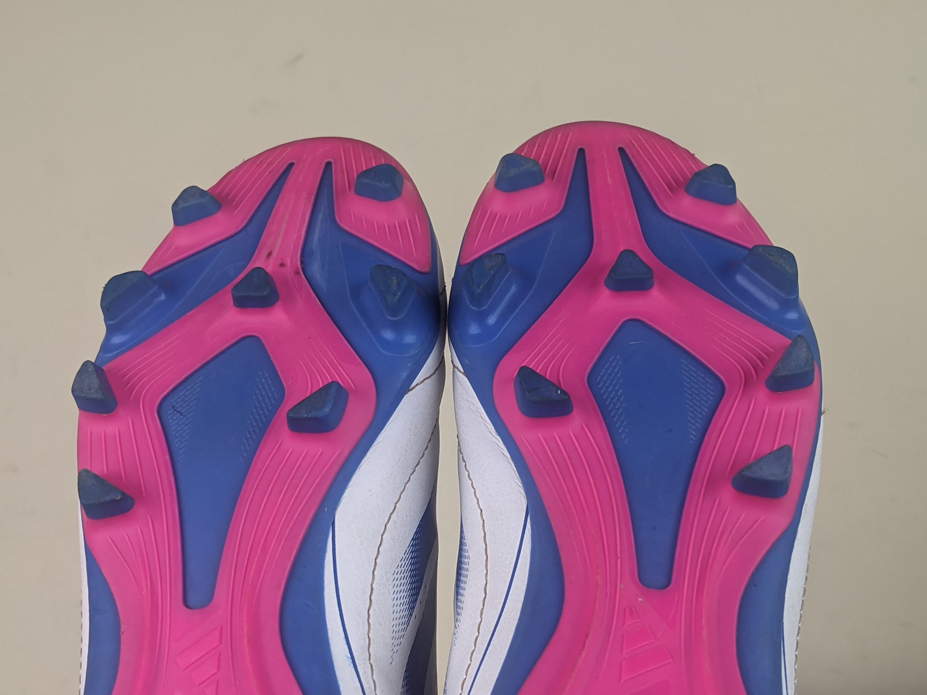 adidas Goletto IX Laceless FG 'Cloud White / Bright Royal / Team Shock Pink 2