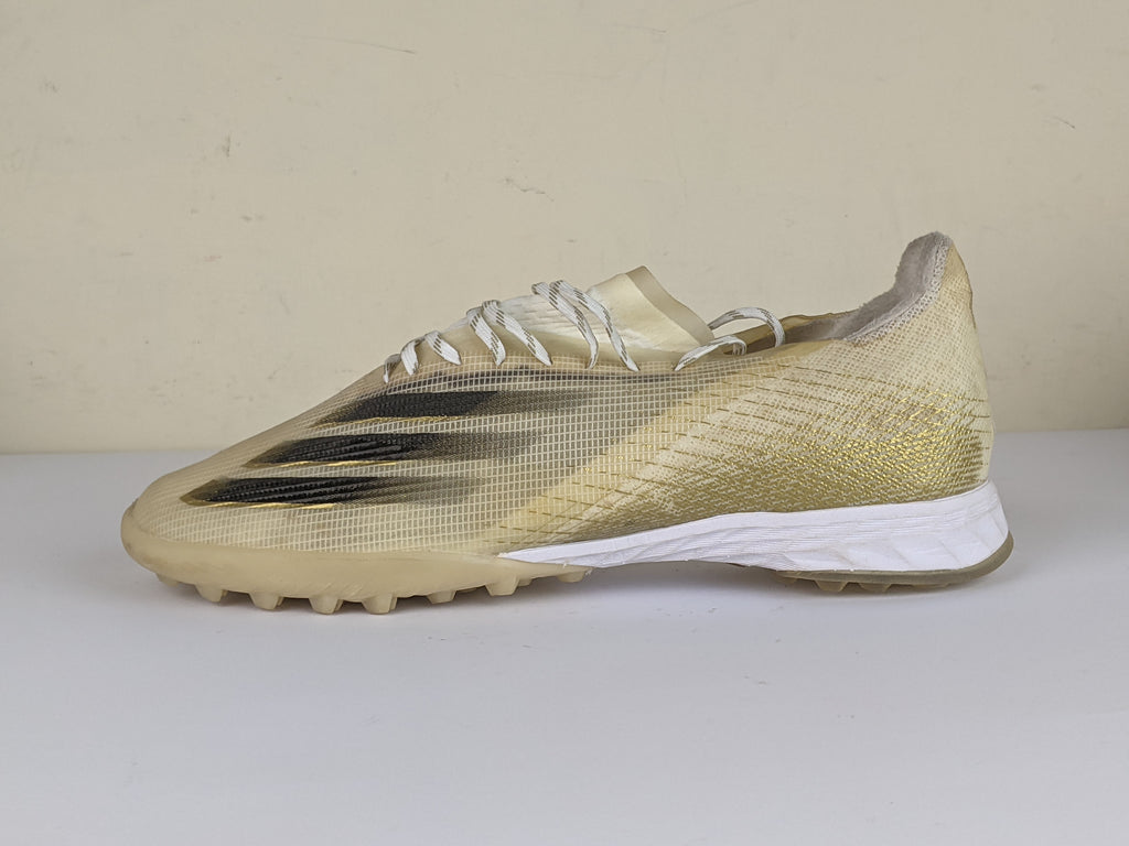 adidas X Ghosted .1 TF Inflight - Footwear White/Core Black/Metallic Gold