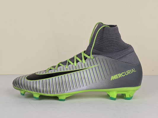 Nike Mercurial Superfly V FG Elite Pack - Pure Platinum/Black/Ghost Green Kids