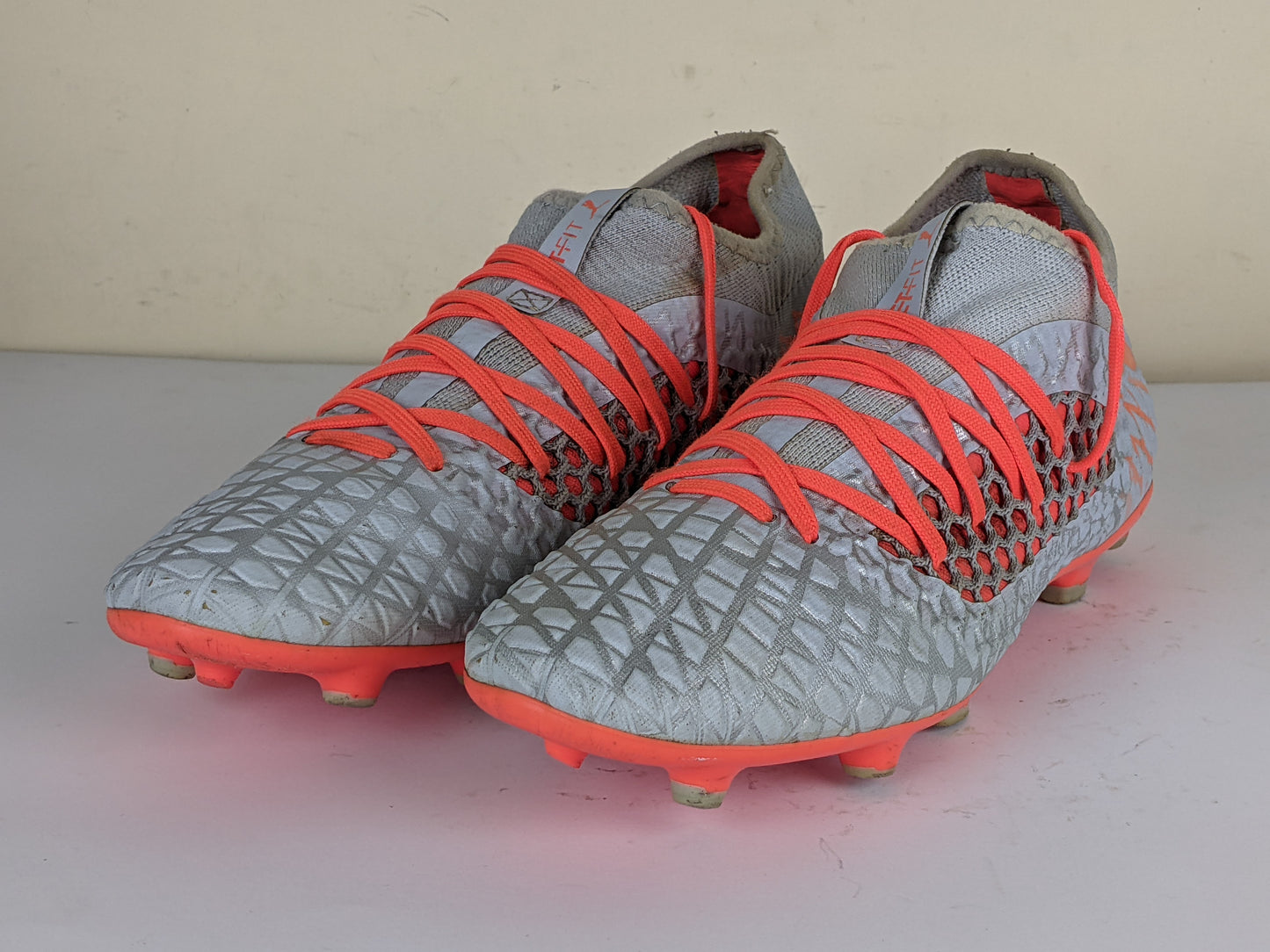 PUMA Future 4.3 Netfit FG/AG Anthem - Gray/Red