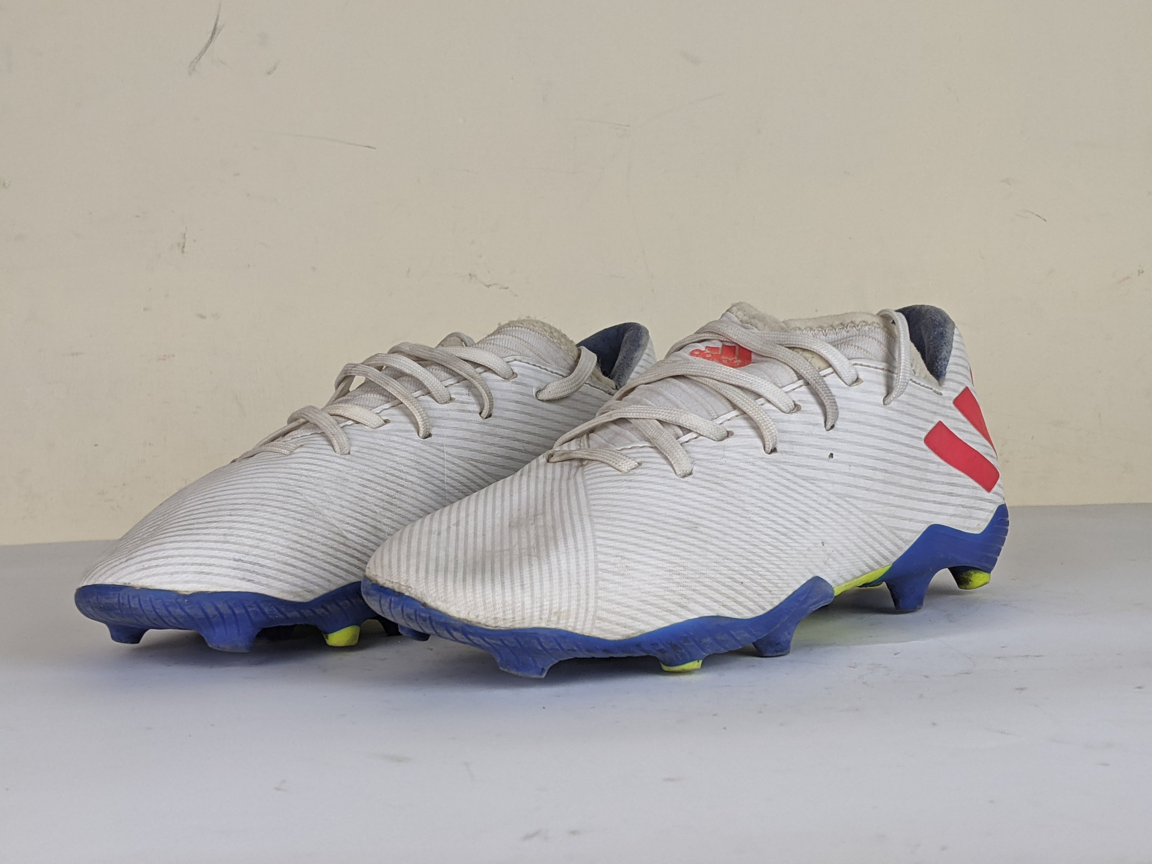 adidas Nemeziz Messi 19.3 FG/AG 302 Redirect - Footwear White/Solar Red/Football Blue Kids
