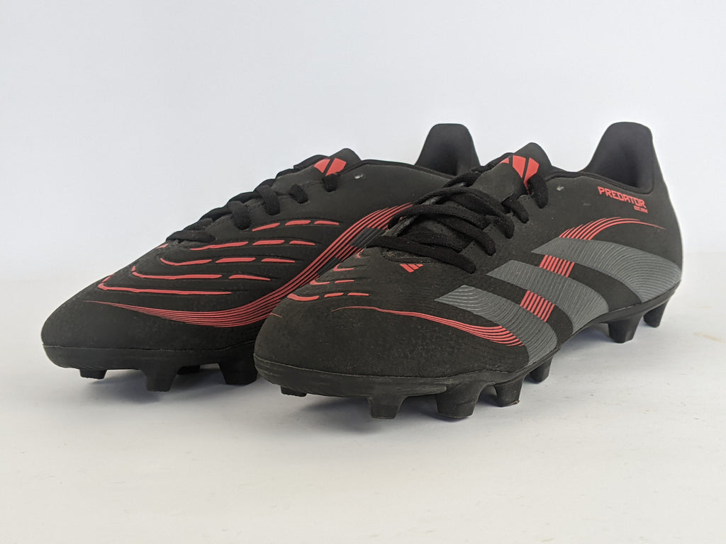 adidas Predator Club FxG Stealth Victory - Core Black/Grey Four/Lucid Red (Brand New)
