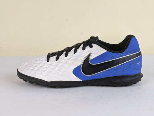 Nike Tiempo Legend 8 Club TF Daybreak - White/Black/Hyper Royal/Metallic Silver