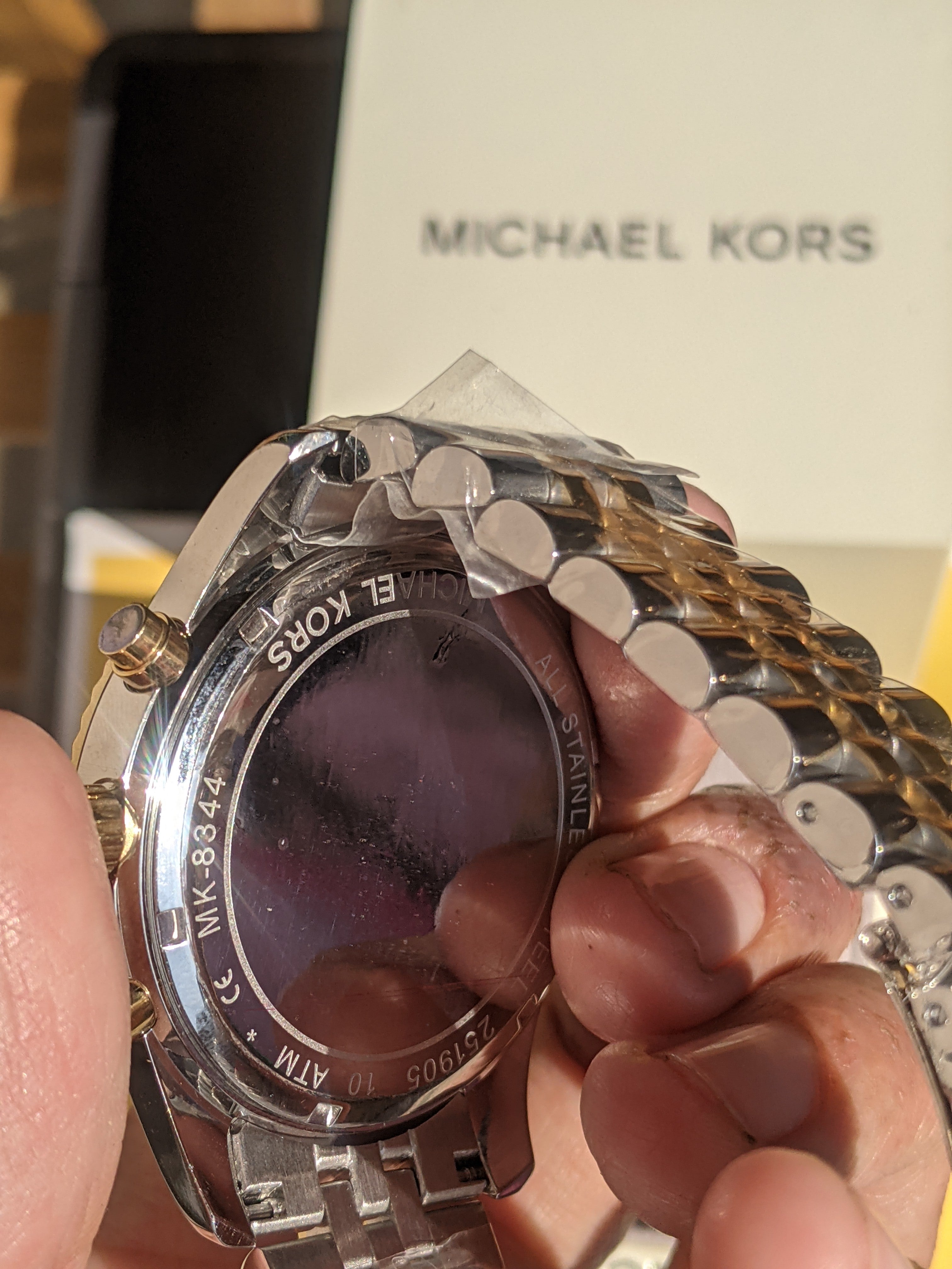Michael Kors Men's Chronograph Lexington Two-Tone Stainless Steel Watch MK8344