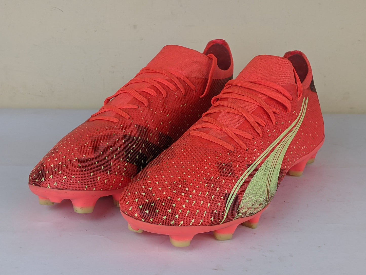 PUMA Ultra Match FG/AG Fearless - Red/Green/Black