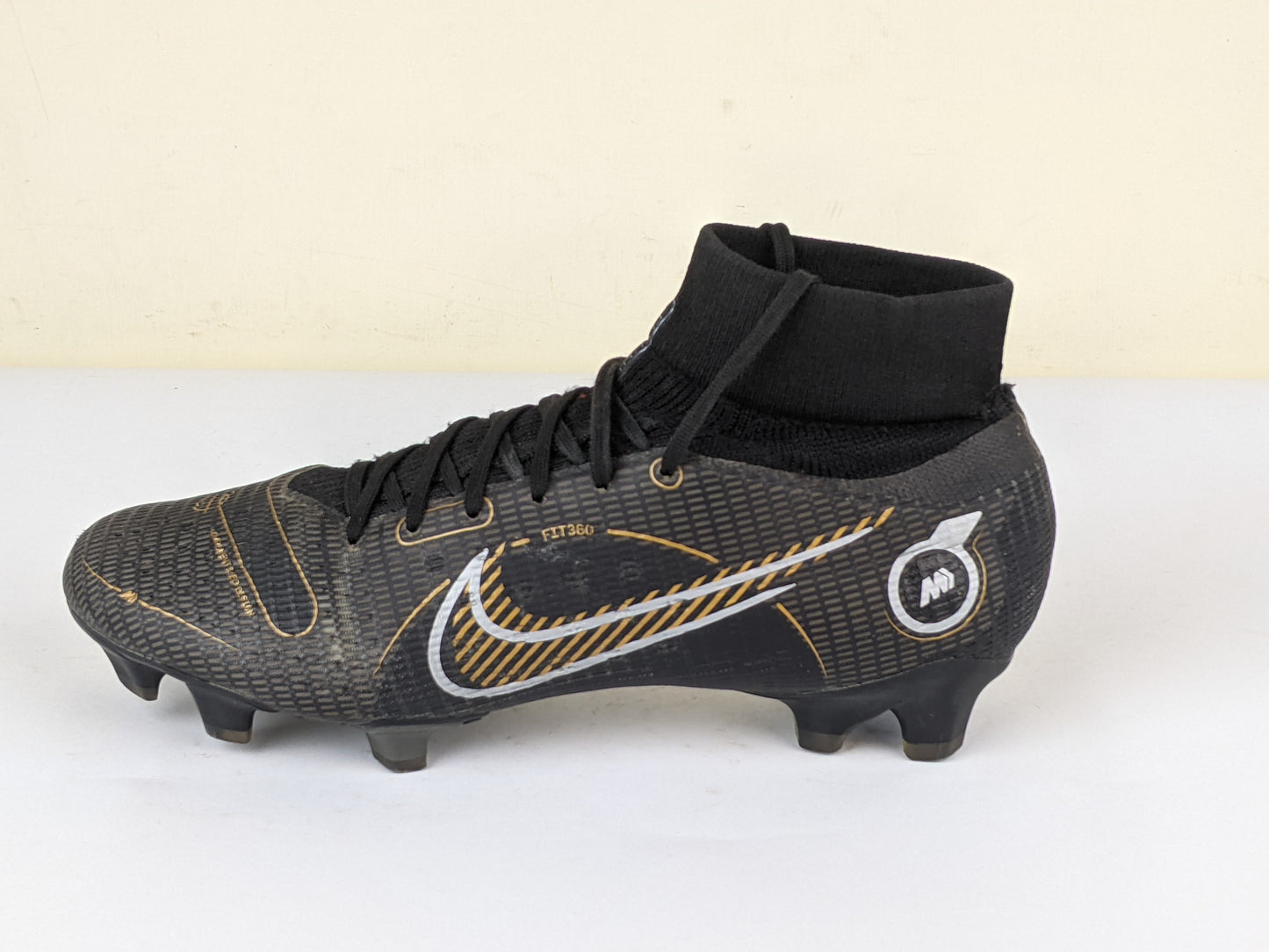 Nike Mercurial Superfly 8 Pro FG Shadow - Black/Metallic Gold/Metallic Silver