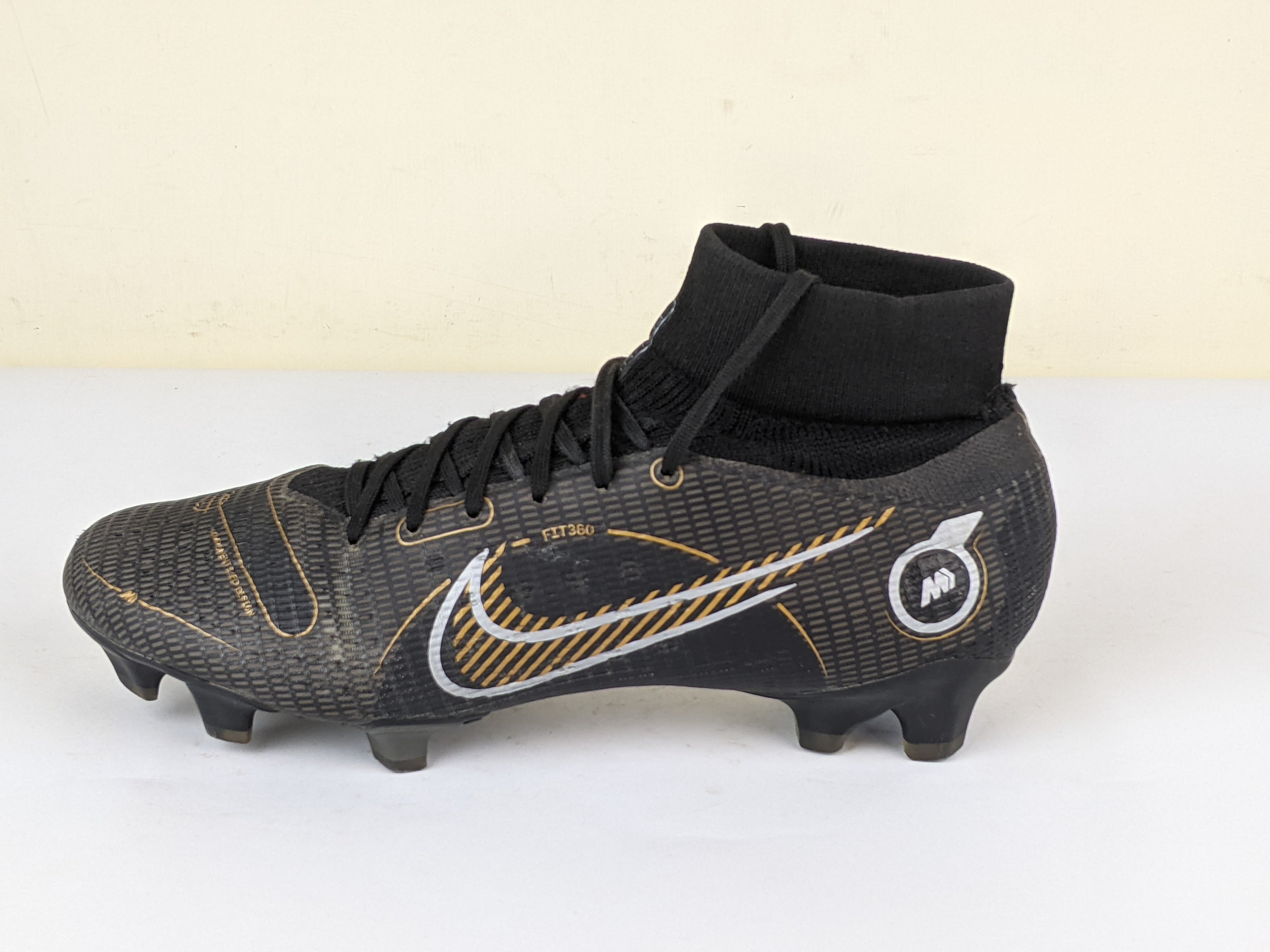 Nike Mercurial Superfly 8 Pro FG Shadow - Black/Metallic Gold/Metallic Silver