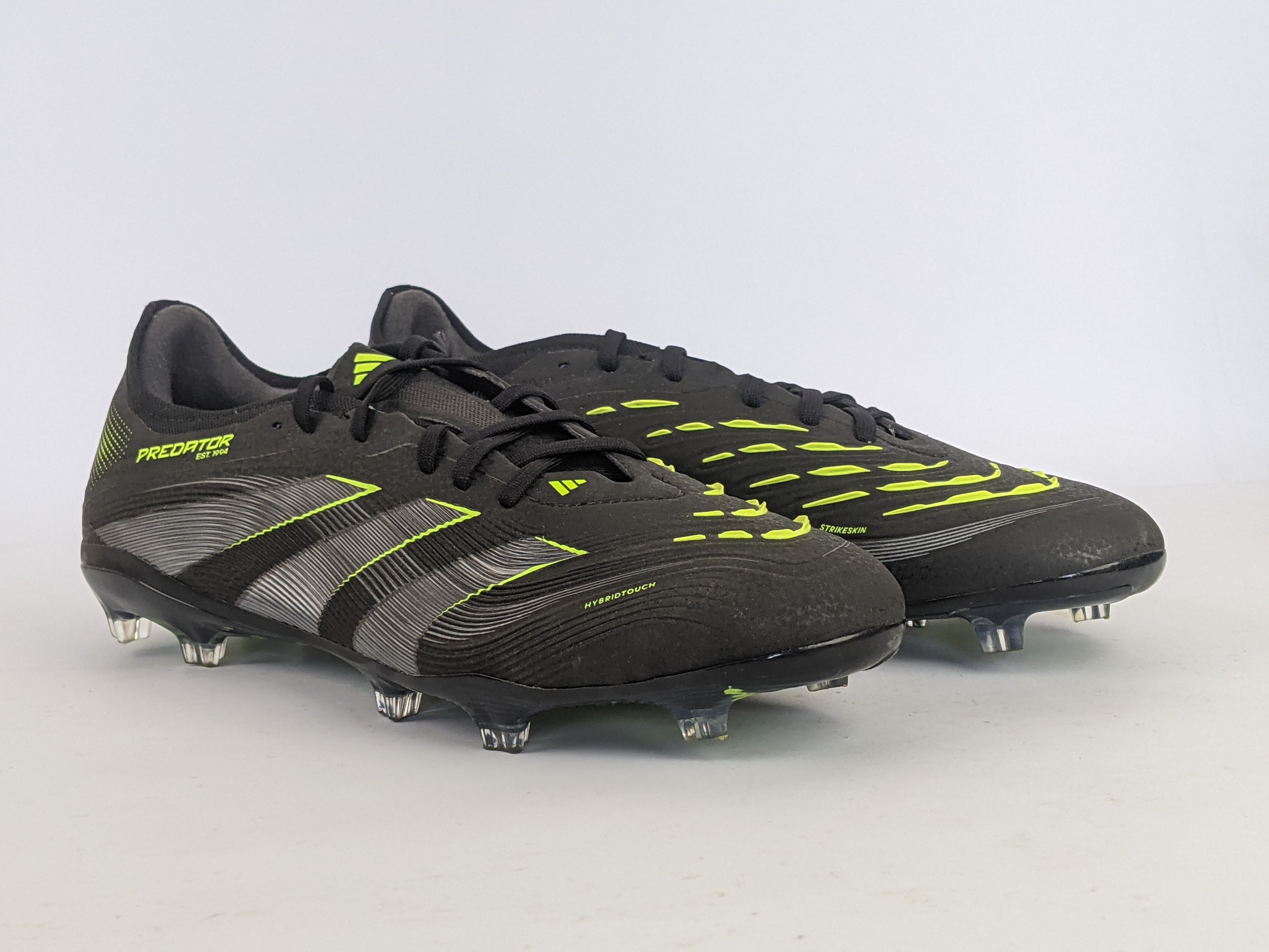 adidas Predator Pro FG Electric Stealth - Core Black/Carbon/Lucid Lemon (Brand New)
