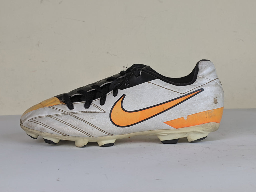 Nike Total90 Shoot IV FG White/Black/Orange Kids