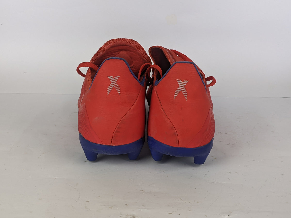 adidas X 18.3 FG/AG Exhibit - Action Red/Silver Metallic/Bold Blue