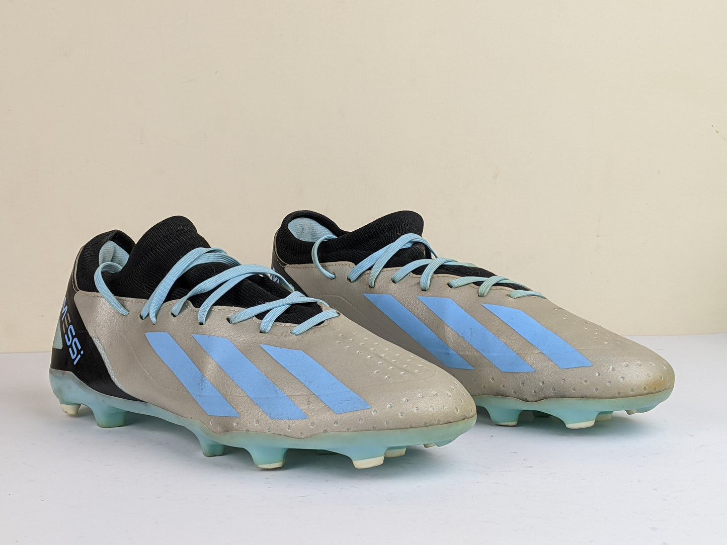 adidas X Crazyfast Messi .3 FG Infinito - Silver Metallic/Bliss Blue/Core Black