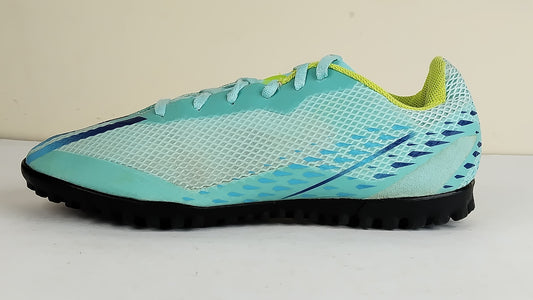 adidas X Speedportal .4 TF Al Rihla - Clear Aqua/Power Blue/Solar Yellow