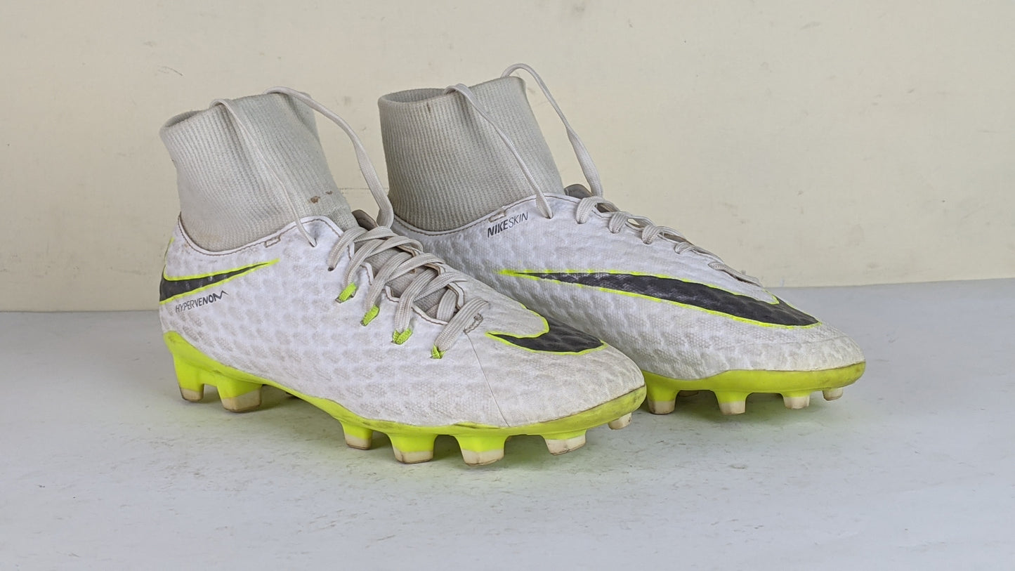 Nike Hypervenom Phantom 3 Academy DF FG Just Do It - White/Cool Grey/Volt