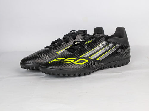 adidas F50 Club TF Electric Stealth - Core Black/Iron Metal/Lucid Lemon