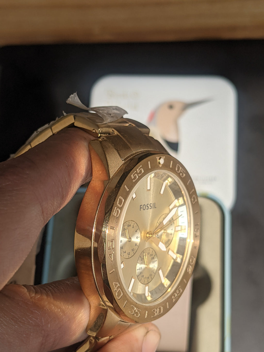 Fossil BQ2588 Bannon Men’s Gold Stainless Steel Analog Watch